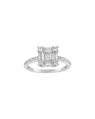 Suzy Levian Silver Cz Ring