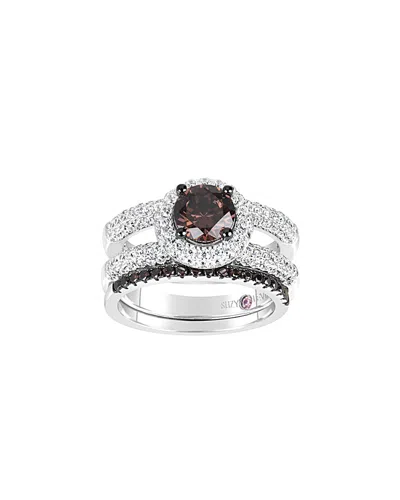 Suzy Levian Silver Cz Ring