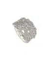Suzy Levian Silver Cz Ring