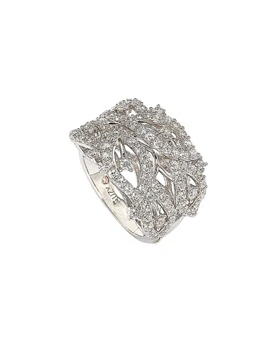 Suzy Levian Silver Cz Ring