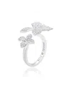 Suzy Levian Silver Cz Ring
