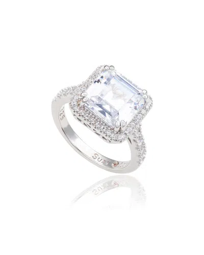 Suzy Levian Silver Cz Ring