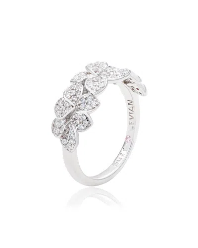 SUZY LEVIAN SUZY LEVIAN SILVER CZ RING