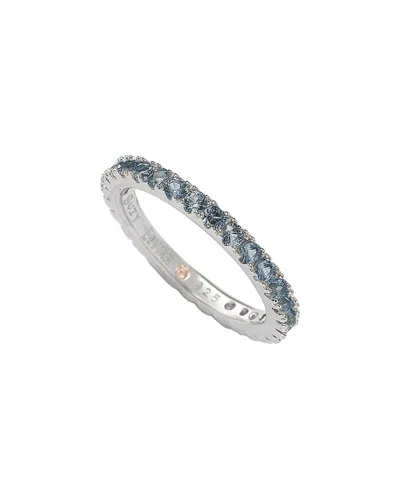 SUZY LEVIAN SUZY LEVIAN SILVER CZ STACKABLE RING
