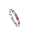 Suzy Levian Sterling Silver 2 Ct. Tw. Sapphire With Diamond Accent