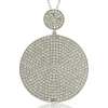 Suzy Levian Sterling Silver Cubic Zirconia Pendant In White
