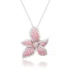 Suzy Levian Silver 0.02 Ct. Tw. Diamond & Gemstone Pendant In Metallic