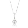 Suzy Levian Sterling Silver Pink Sapphire And Diamond Accent Pendant Necklace In Brown