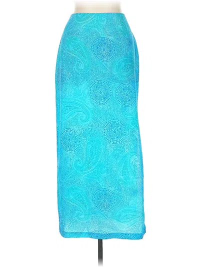 Pre-owned Suzy Shier Casual Skirt In Blue