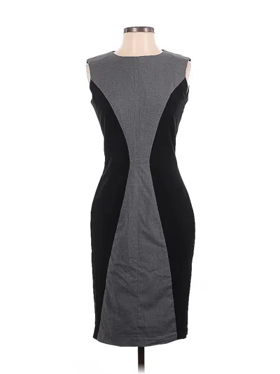 Pre-owned Suzy Shier Cocktail Dress In Gray