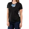 Suzy T Women's Nina Double Heart Top In Black In Black