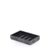 Sv Casa Samurai Soap Dish In Midnight Black