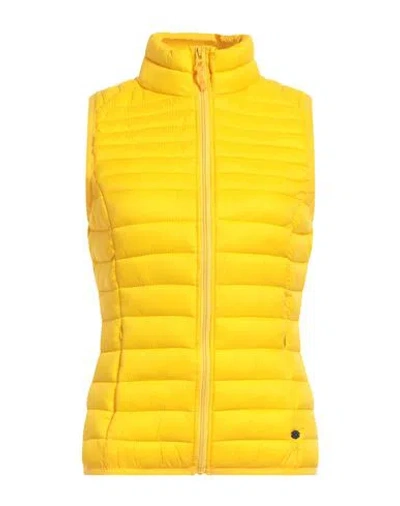 Sv52 Superior Vintage Woman Down Jacket Yellow Size Xxl Polyamide