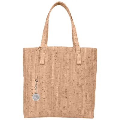 Svala Women's Neutrals Simma Tote - Natural Cork In Gray