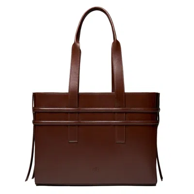 Svarian Women's Green / Brown / Black Hedy Carry-all - Cocoa In Multi