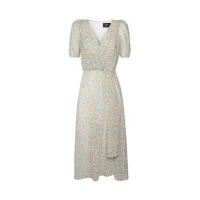 Sveta Milano Women's Berkeley Long Floral Dress In Neutral