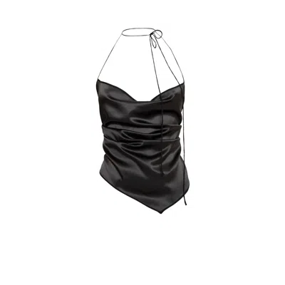 Sveta Milano Women's Black Saint-tropez Silk Top