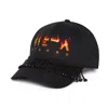 Sveta Milano Women's Black Sanam Baseball Cap In Black