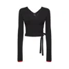 Sveta Milano Women's Judith Black Cashmere-wool Blend Wrap Cardigan In Black