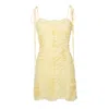 Sveta Milano Women's Neutrals Panarea Ruffles Dress