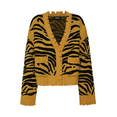 Sveta Milano Women's Tiger Jacquard Short Cardigan In Multi