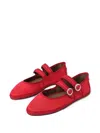 Sveti Stefan Double-lace Ballet Flats In Multi