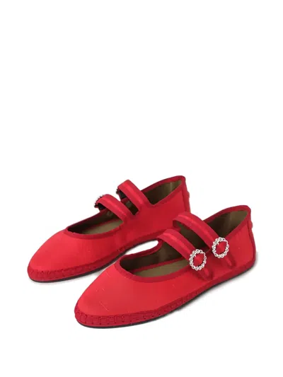 Sveti Stefan Double-lace Ballet Flats In Multi