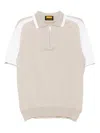 Svevo Poloshirt Mit Kurzem Reissverschluss In Nude