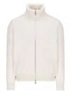 Svevo High-neck Virgin Wool Jacket In Neutral