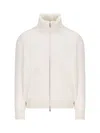 Svevo High-neck Virgin Wool Jacket In White