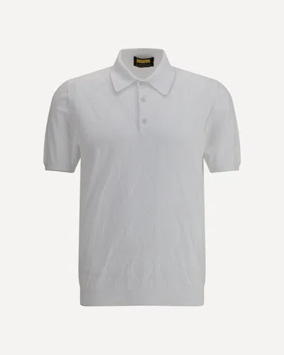 Svevo Knit Polo Shirt In White
