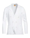 Svevo Man Blazer White Size 44 Cotton In White