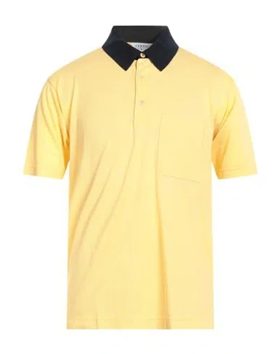 Svevo Man Polo Shirt Yellow Size 46 Cotton