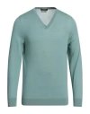 Svevo Man Sweater Light Green Size 40 Wool