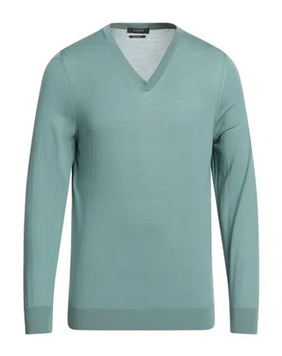 Svevo Man Sweater Light Green Size 40 Wool