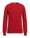 Svevo Man Sweater Red Size 44 Cashmere In Red