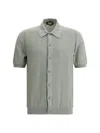 Svevo Short-sleeve Knit Shirt In Green