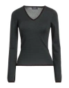Svevo Woman Sweater Dark Green Size 6 Cashmere