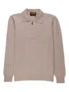 Svevo Zip Pocket Polo Shirt In Neutral