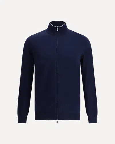 Svevo Zipper Jacket In Blue