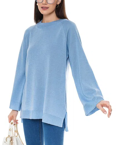 Svtr Wool & Mohair Tunic In Blue