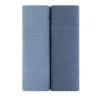 Swaddle Blanket Cotton Muslin  2 Pack In Saphhire Blue/indigo Blue