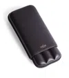 Swaine Leather Cigar Case In Black