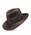 Swaine Rabbit Felt Fedora In Brown
