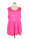 Swak Sleeveless T-shirt In Pink