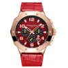 SWAN & EDGAR SWAN & EDGAR DEFENCE TIMER AUTOMATIC RED DIAL MEN'S WATCH SE1491