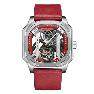 Swan & Edgar Vortex Automatic Men's Watch Se1792t In Red