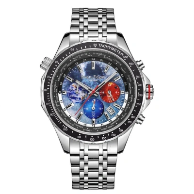 Swan & Edgar World Timer Tachymeter Grey Dial Men's Watch Se0059s2