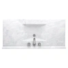 Swan Contour Solid Surface 43" Single Bathroom Vanity Top In Ice