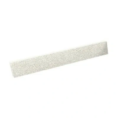 Swan Ellipse Solid Surface Vanity Side Splash In Bisque